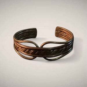 Solid Copper Cuff Bracelet